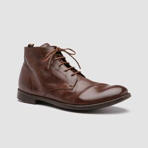 Officine Creative Arc 513 Lace Up Boots Cigar, Size 11 US / 44 EU